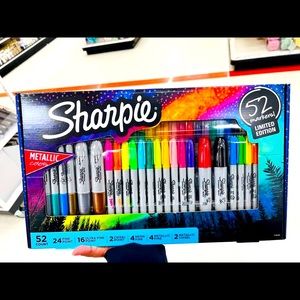 Limited Edition 52 Count Sharpie Set with Metallic Colors